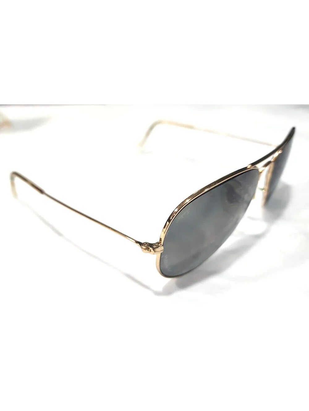Ray Ban RB3025 L0205 No Lenses Aviator Gold Sunglasses Frame 58-14